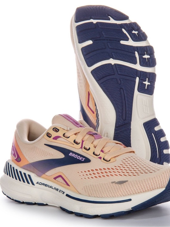 Brooks Shoes - Brooks adrenaline 23 Women size 7  Running Sneakers — Peach with Purple Accents